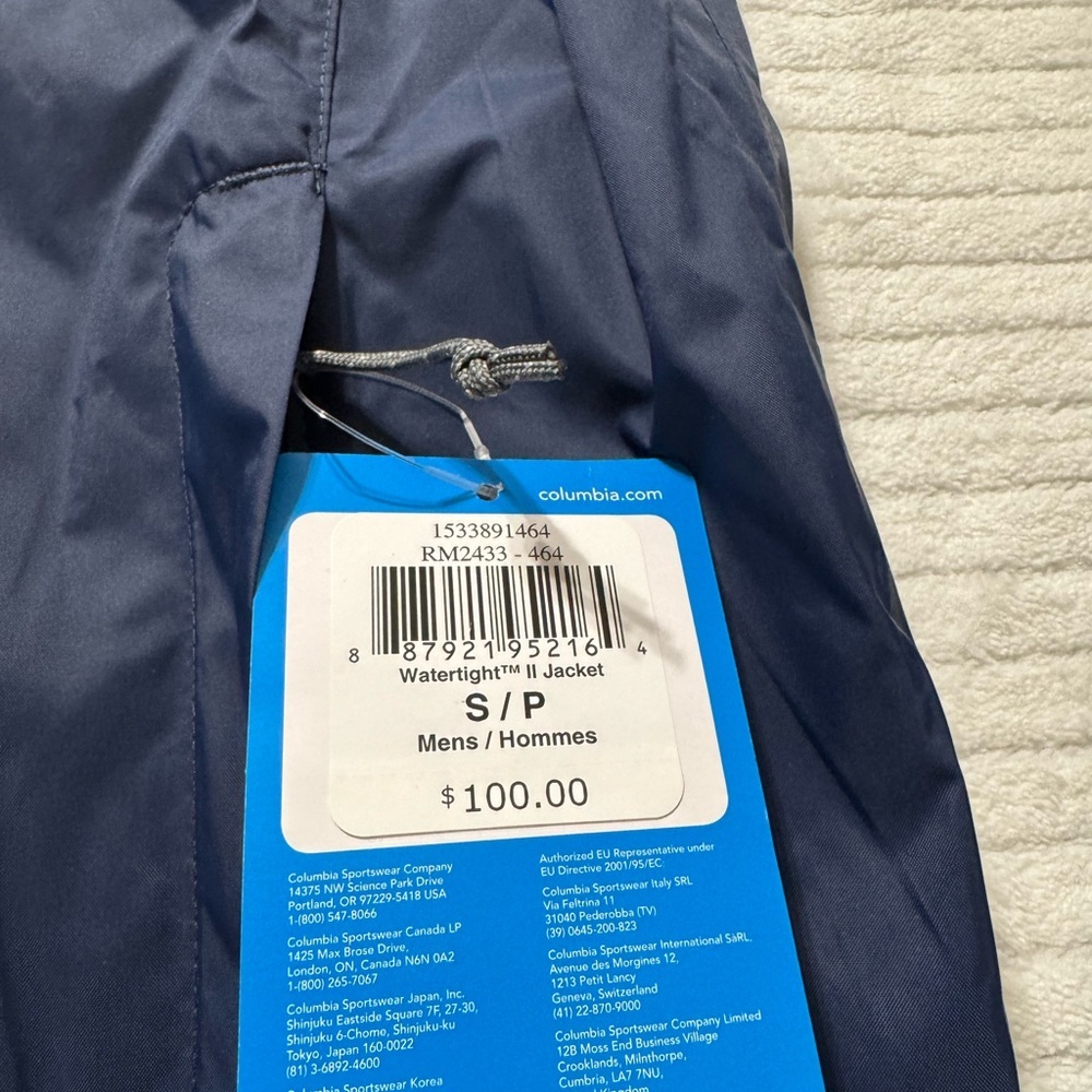 Columbia Blue Water-Resistant Jacket - Picture 2 of 7